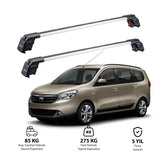 DACIA LODGY 2012 et modèles ultérieurs TRX2 Thunder Carrier Barres transversales pour galerie de toit 2 barres